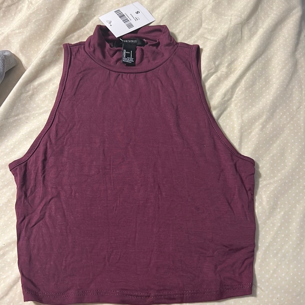 Forever21 Purple CropTop size Small